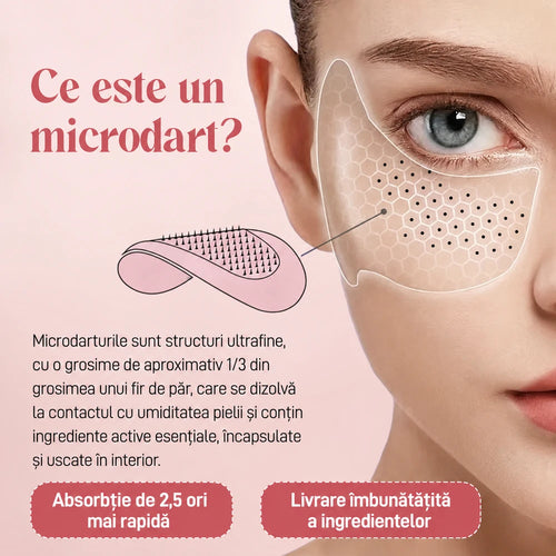 Patch-uri Microdart PDRN + Colagen Anti-Cearcăne