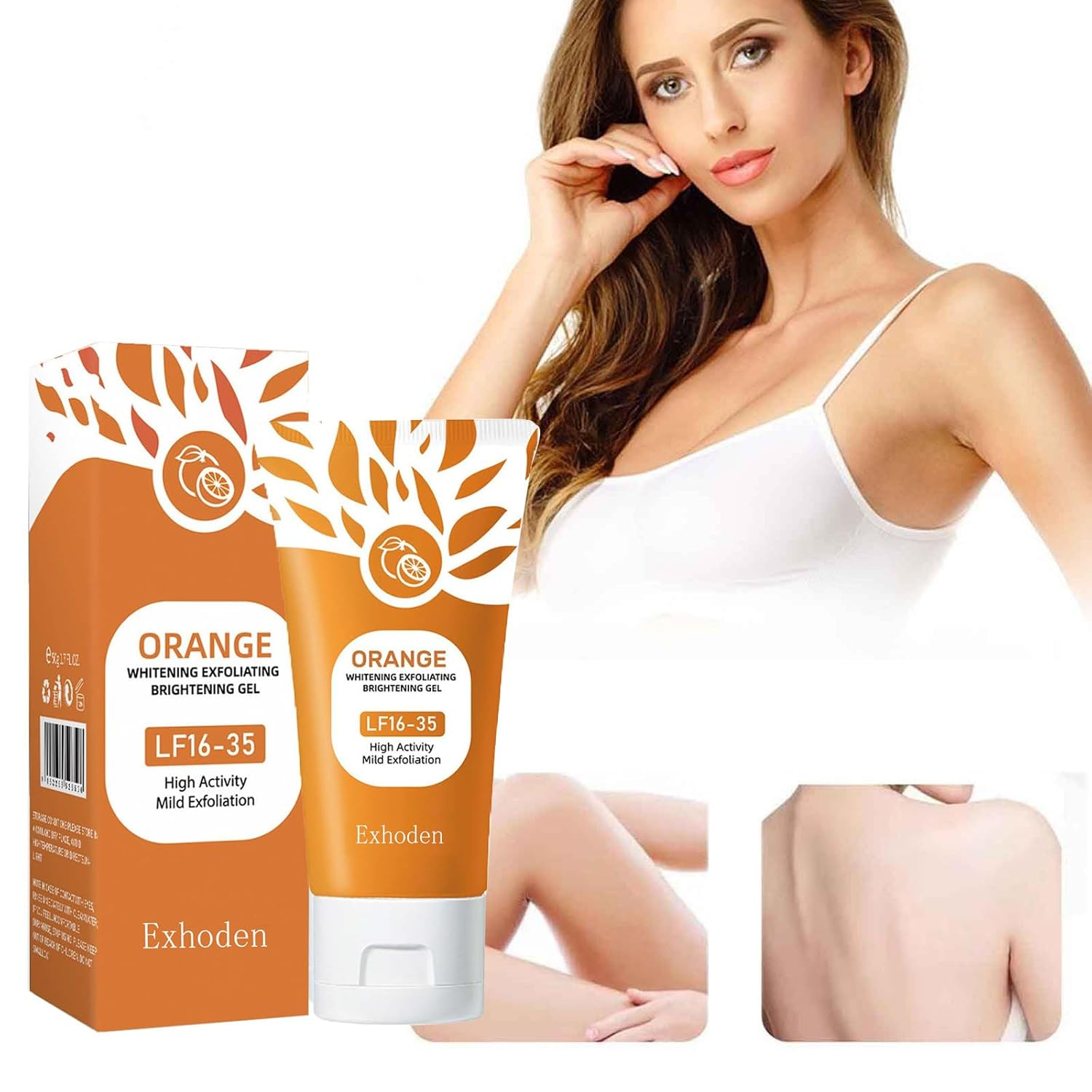 Gel exfoliant cu portocale