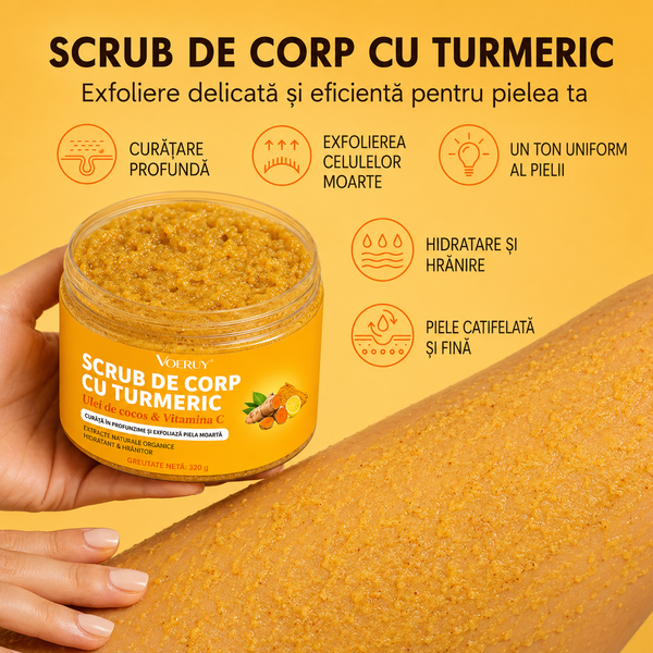 Scrub Natural cu Turmeric