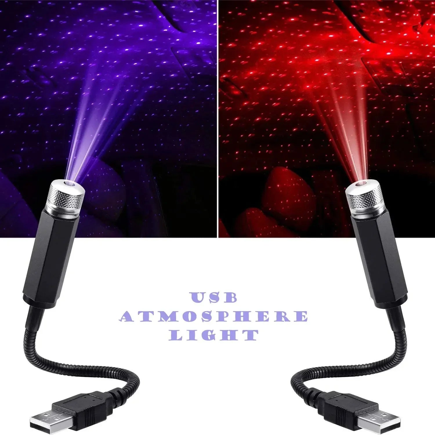 Proiector auto USB LED